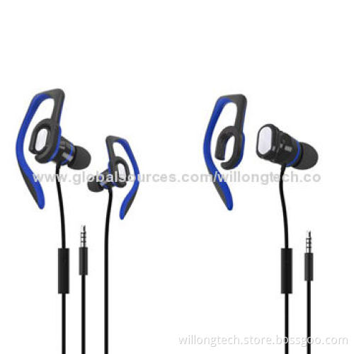 Elegant Clip-on Design Novelty Earphones with Microphone, Suitable for Leisure and Sports